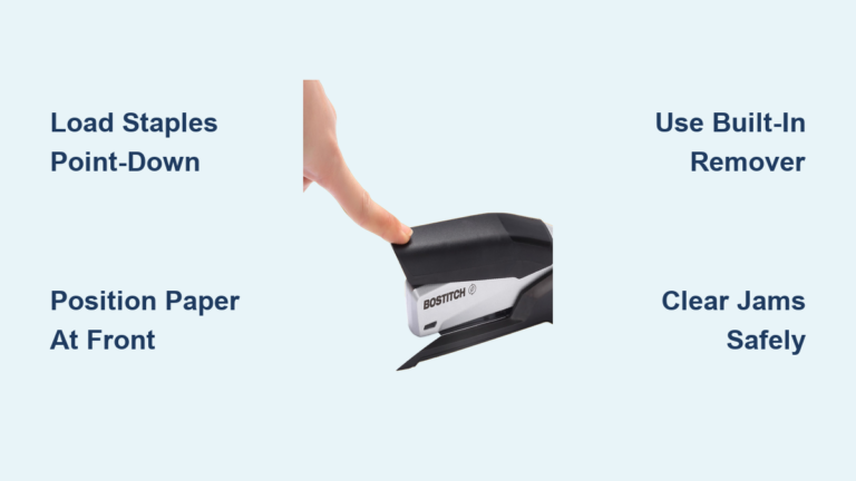 How to Use a Bostitch Stapler: Quick Guide