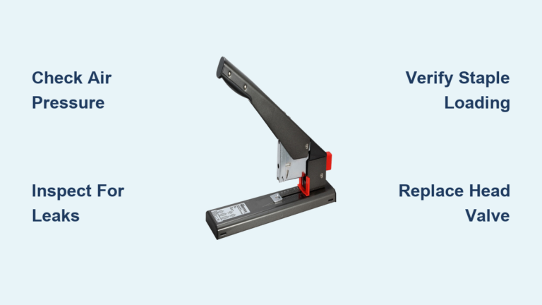 How to Fix Bostitch Stapler Not Firing