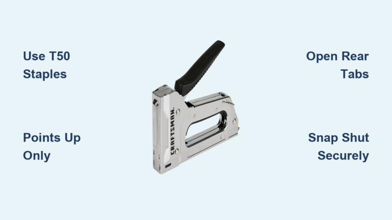 How to Load a Craftsman Stapler