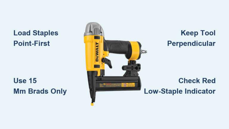 How to Use a DeWalt Stapler: Quick Guide