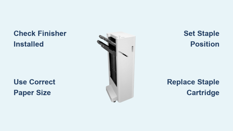 How to Staple on HP Printer – Quick Guide