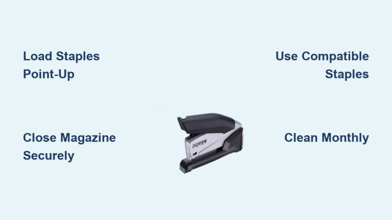 How to Use a PaperPro Stapler: Quick Guide