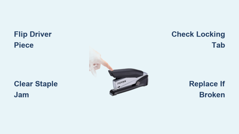 How to Fix PaperPro Stapler Not Working