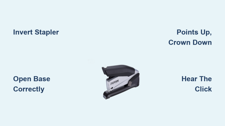 How to Open a PaperPro Stapler – Quick Guide