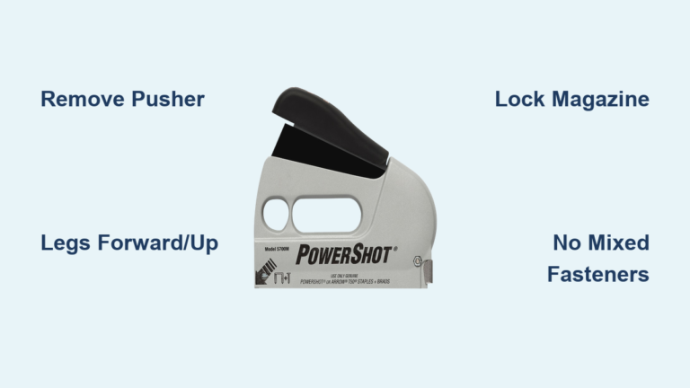 How to Load a Powershot Stapler – Quick Guide