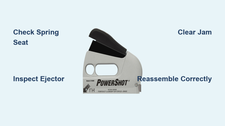 How to Fix Powershot Stapler Not Firing