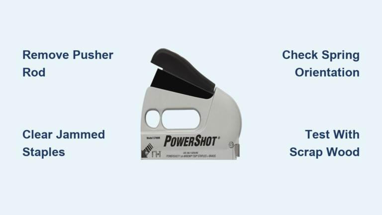 How to Fix Powershot Stapler Jam