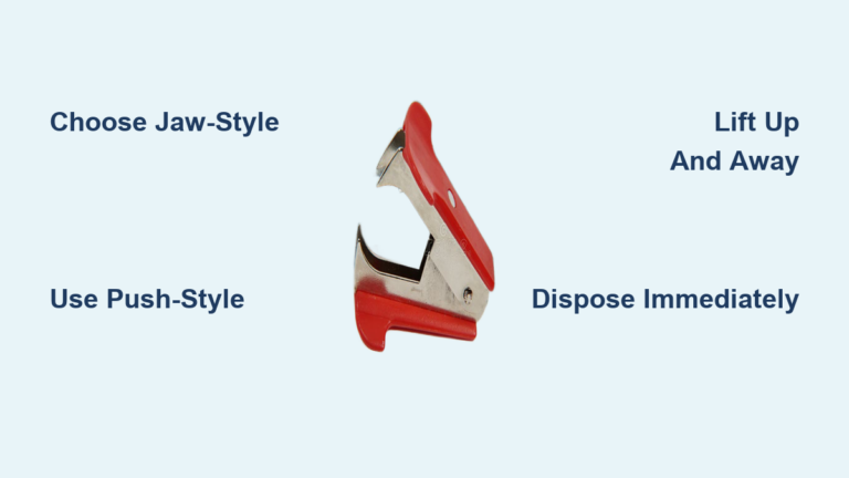 How to Use a Stapler Remover: Quick Steps