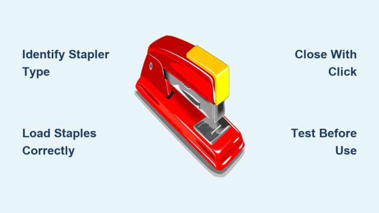 How to Refill a Stapler: Quick Steps