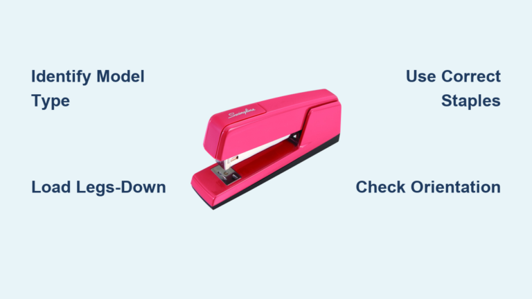 How to Refill a Swingline Stapler