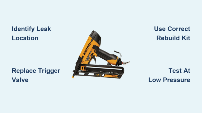 Fix Bostitch Air Nailer: Quick Repair Steps
