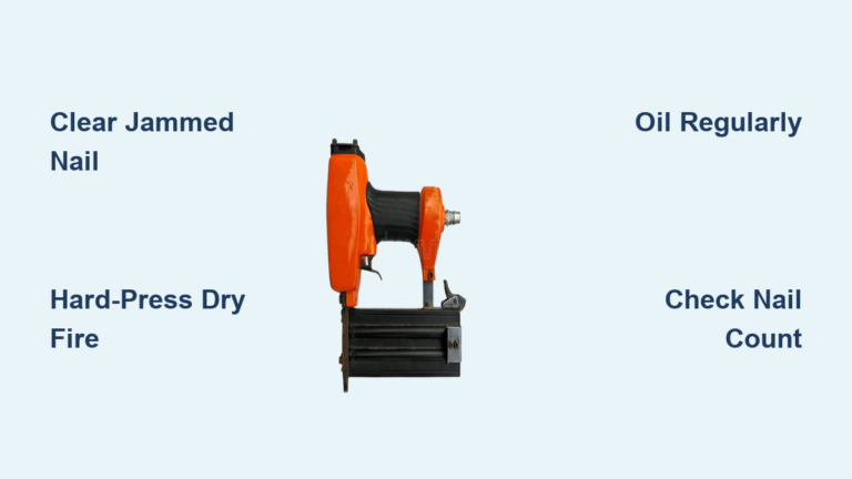 How to Fix Brad Nailer Jammed Issue