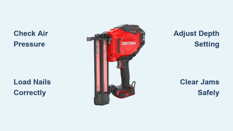 How to Use Craftsman Brad Nailer