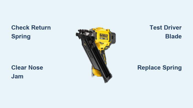Fix DeWalt Framing Nailer Jammed Issue