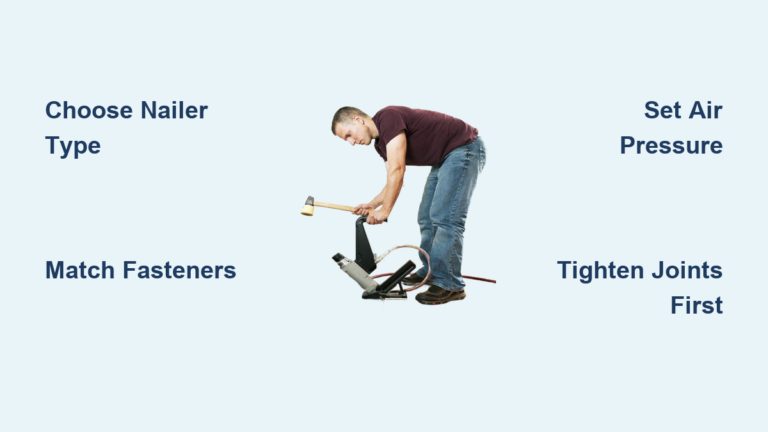 How to Use a Floor Nailer: Quick Steps