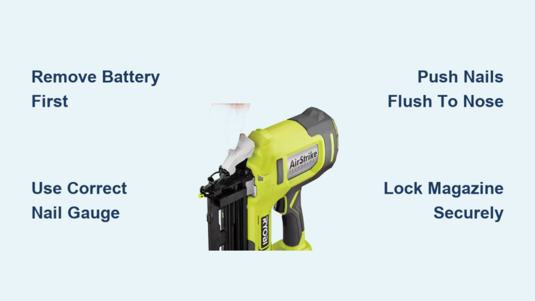 How to Load Ryobi Finish Nailer