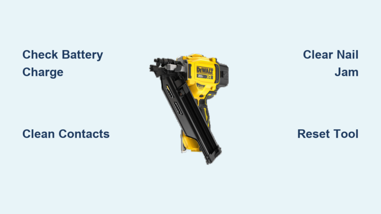 Fix DeWalt Framing Nailer Flashing Light