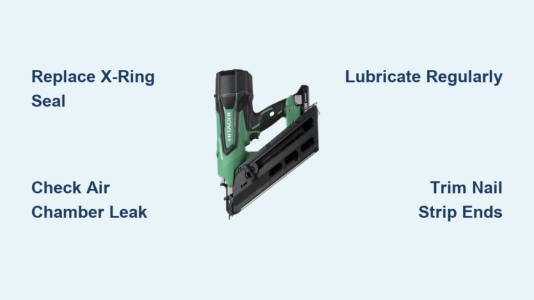 Fix Hitachi Cordless Framing Nailer Problems