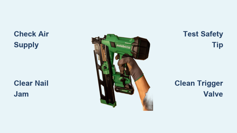 How to Fix Metabo Framing Nailer Not Firing