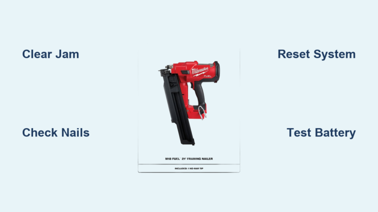 Fix Milwaukee Framing Nailer Clicking Noise