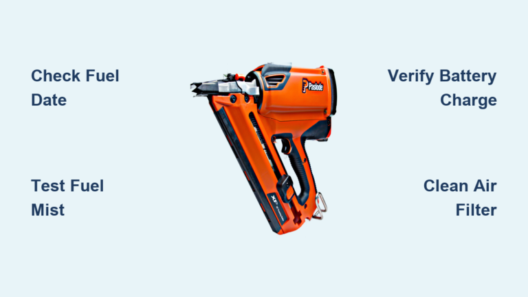 Fix Paslode Framing Nailer Not Firing